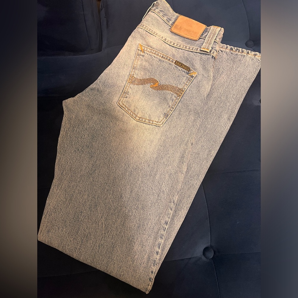 NUDIE JEANS STEADY EDDIE BLOND SLUBS